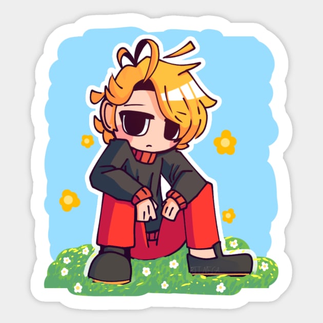 Flower field Sticker by AbitMega